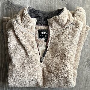 Trinity Men's Zip-Up Fleece Sweater